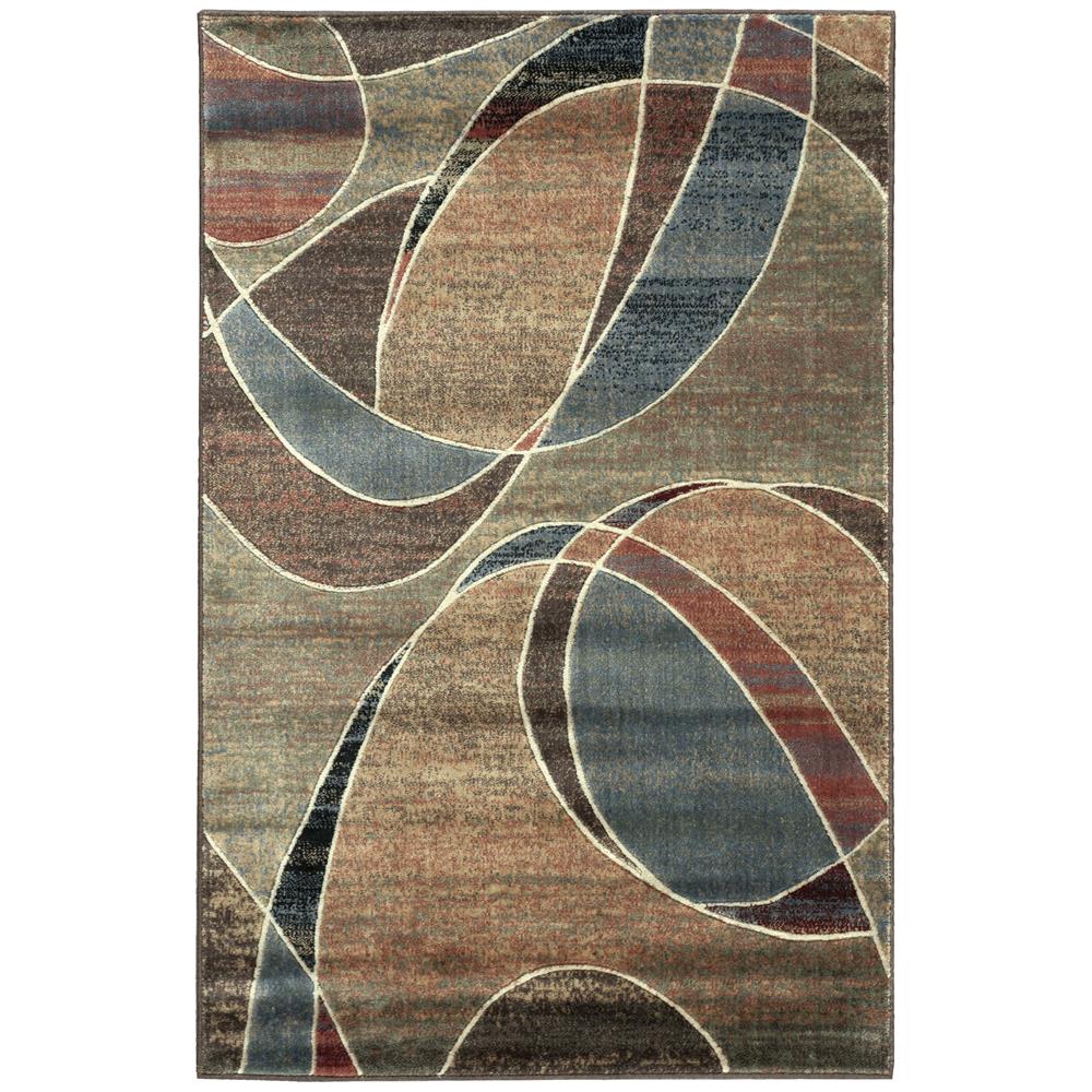 Nourison XP07 Expressions 2 Ft. x 2 Ft.9 In. Indoor/Outdoor Rectangle Rug in  Multicolor